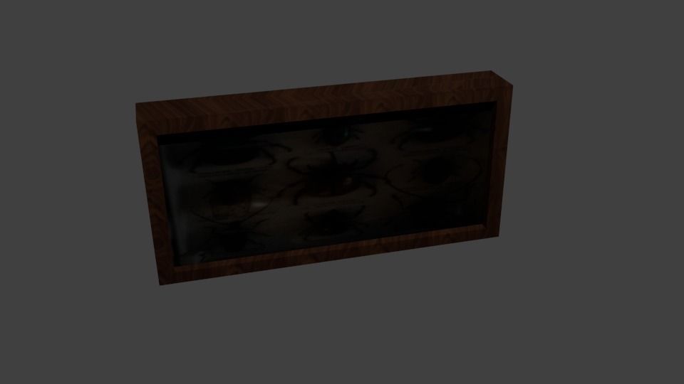 Bugs Display Case Low-poly 3D model_1