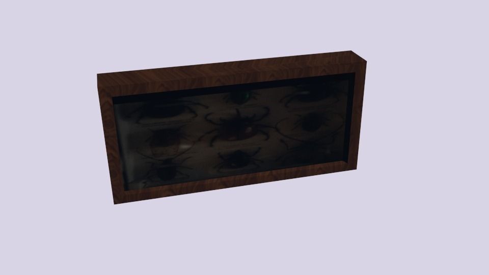 Bugs Display Case Low-poly 3D model_0
