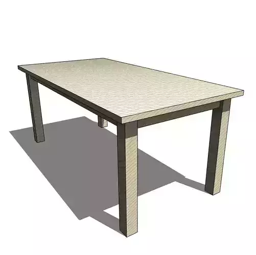 Parametric Table 3D model