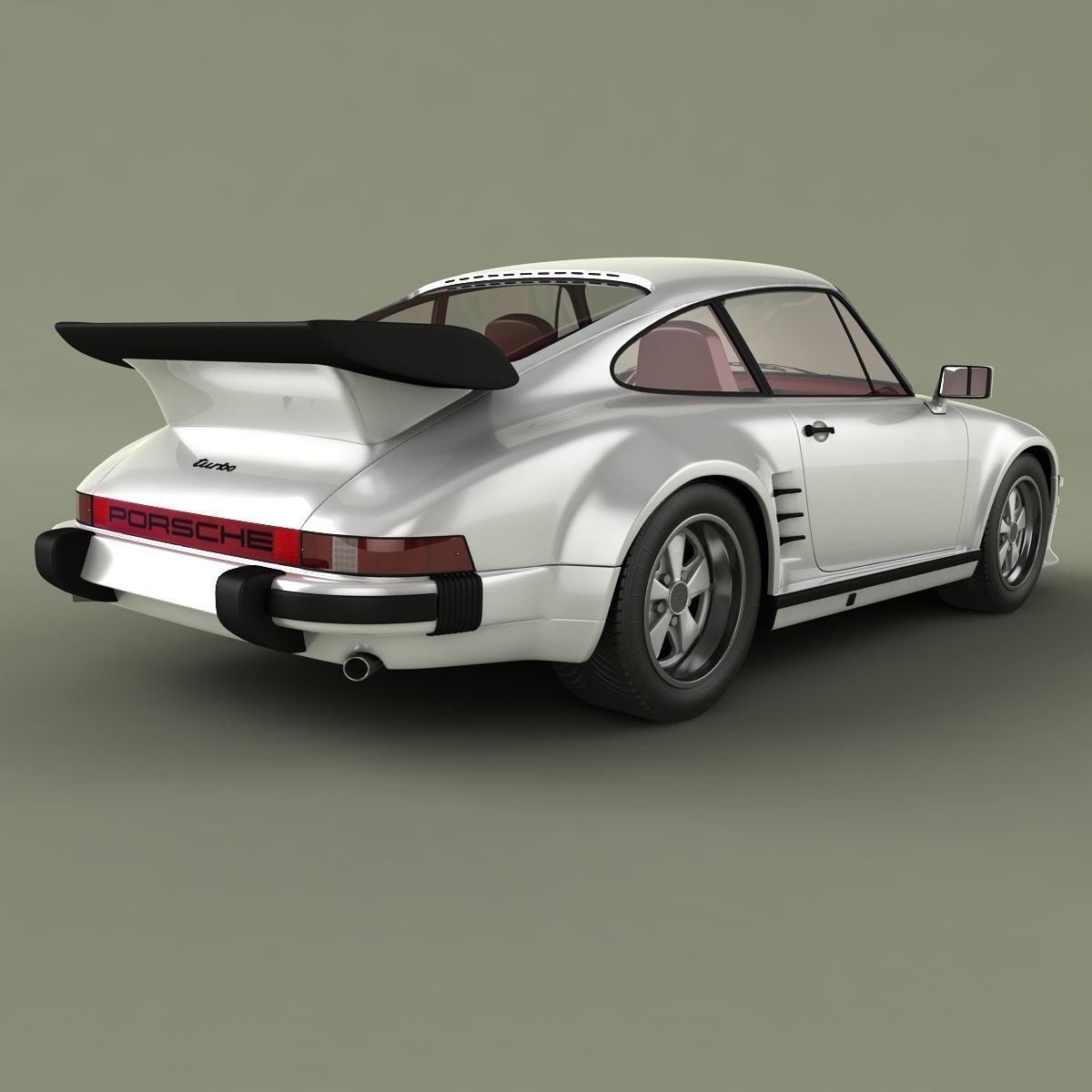 Porsche 911 Slantnose 3D model_2