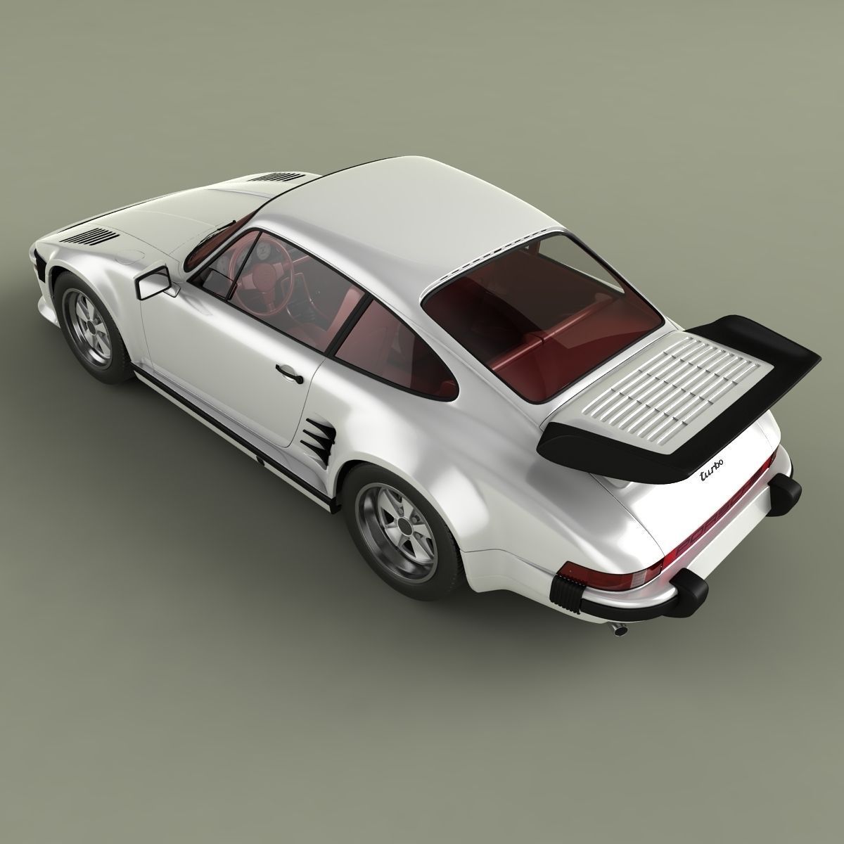 Porsche 911 Slantnose 3D model_7