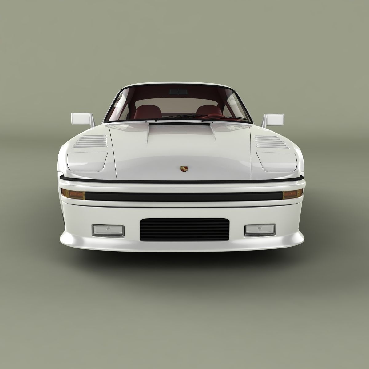 Porsche 911 Slantnose 3D model_4