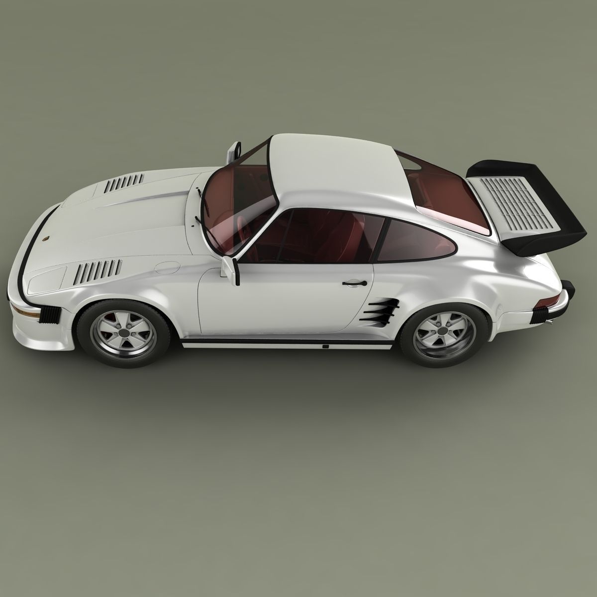 Porsche 911 Slantnose 3D model_6