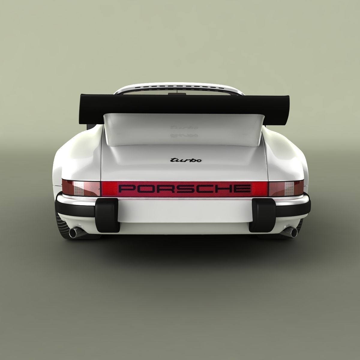 Porsche 911 Slantnose 3D model_3