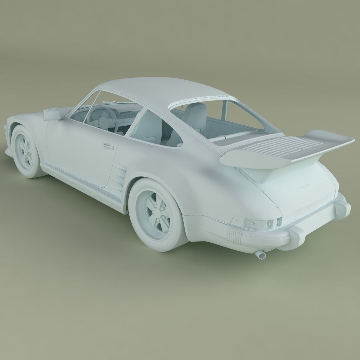 Porsche 911 Slantnose 3D model_12