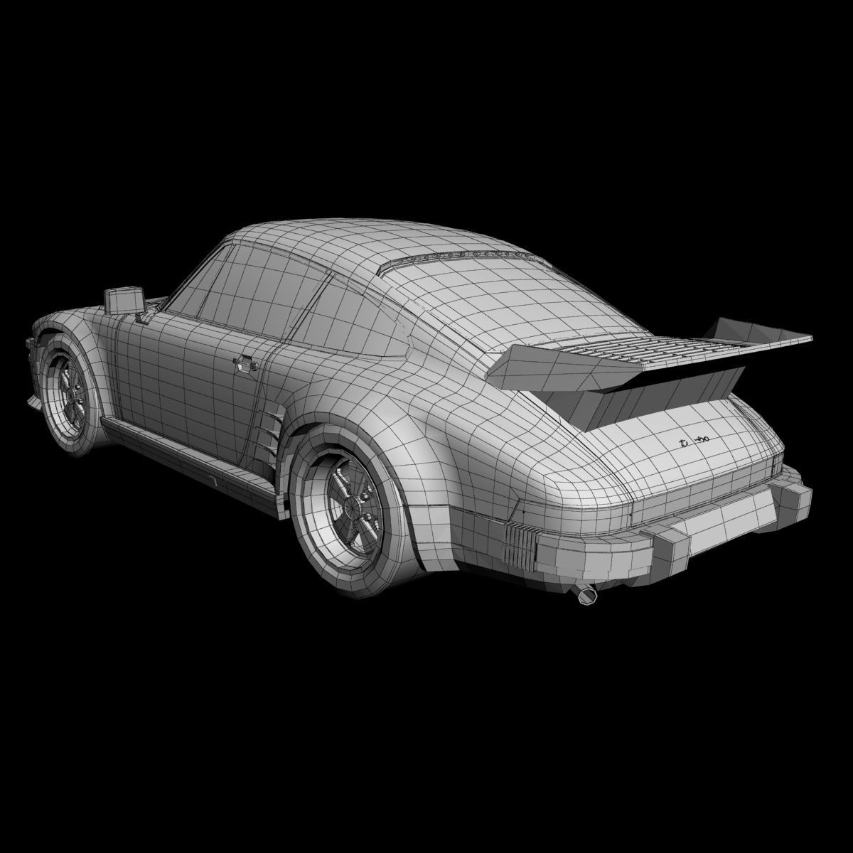 Porsche 911 Slantnose 3D model_15