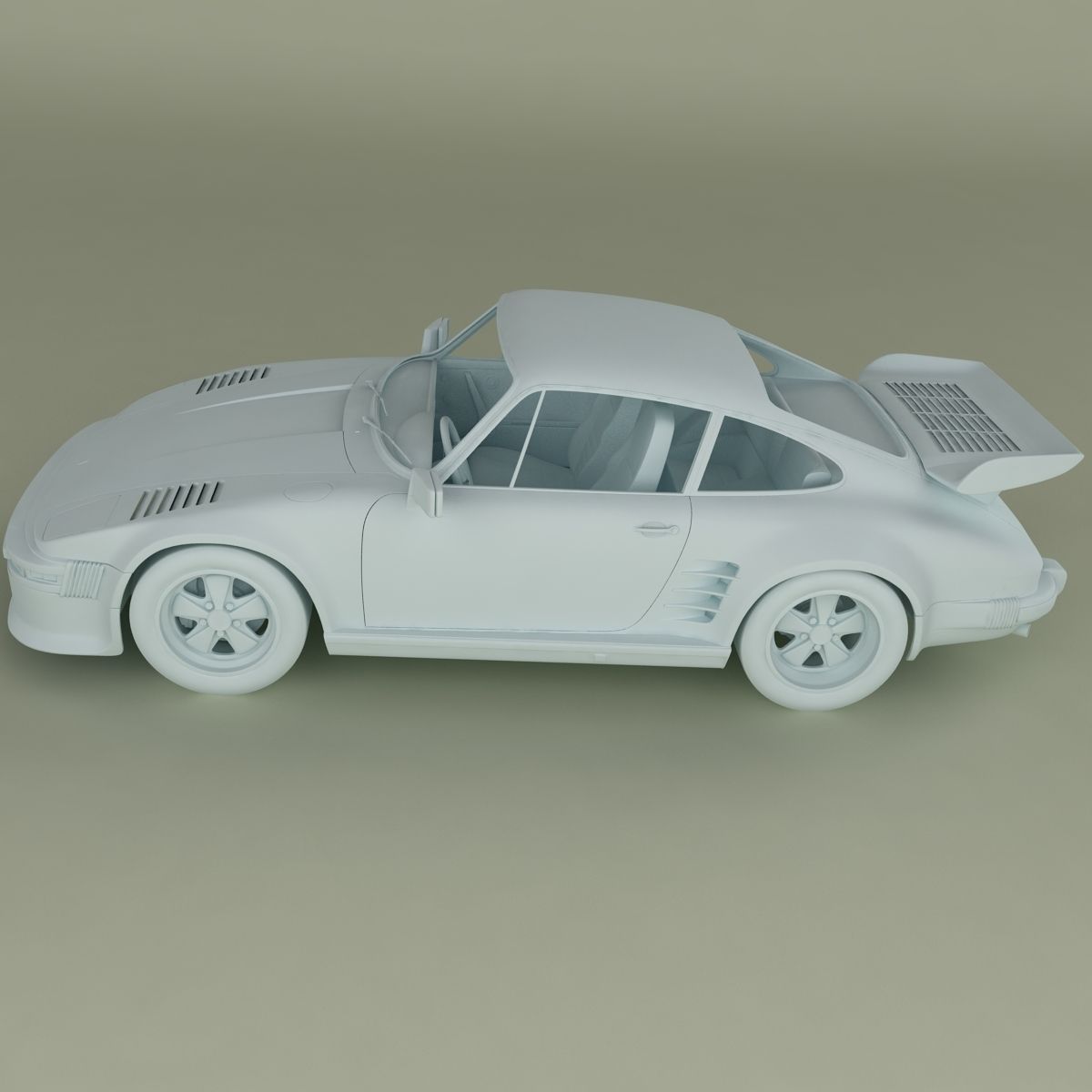 Porsche 911 Slantnose 3D model_11