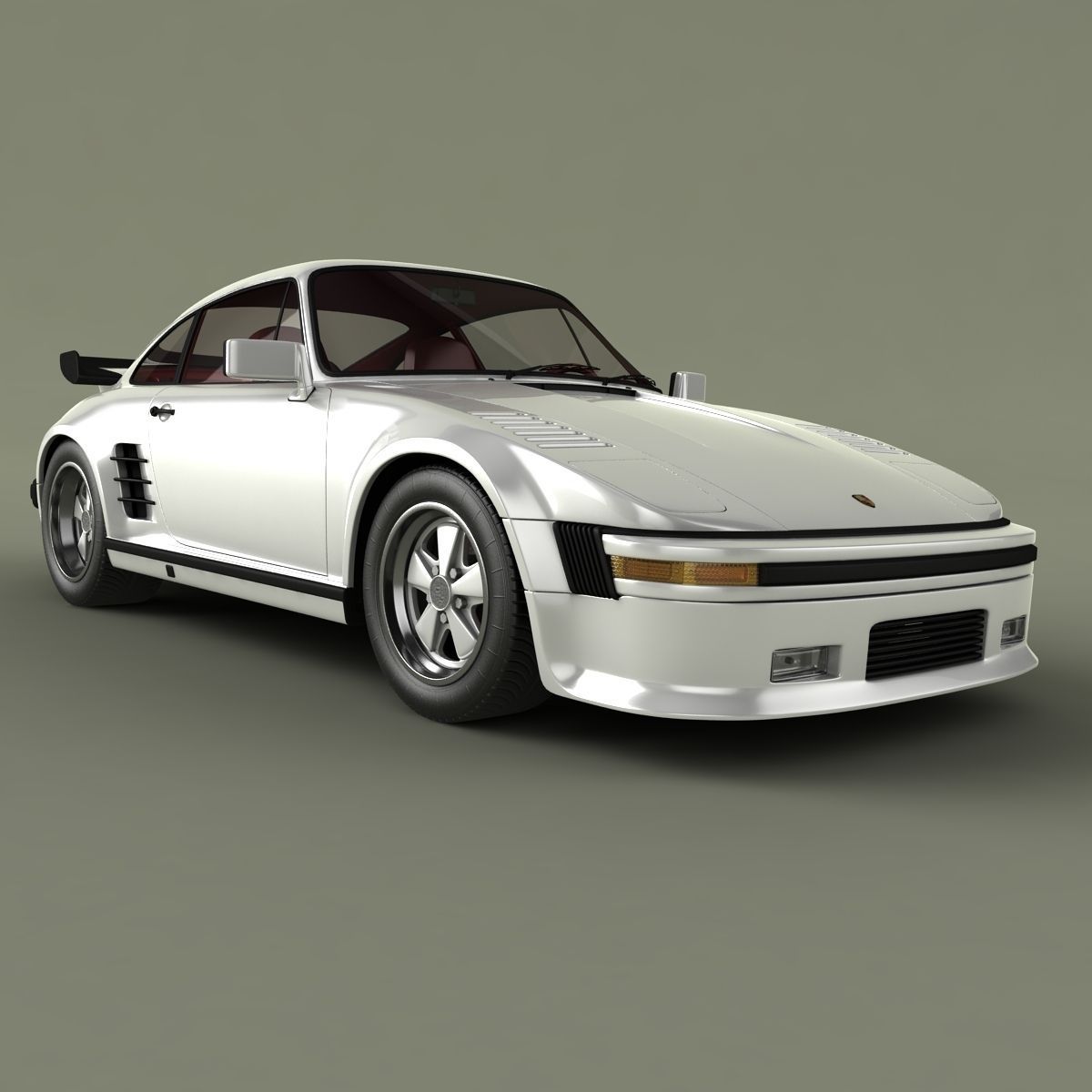 Porsche 911 Slantnose 3D model_9