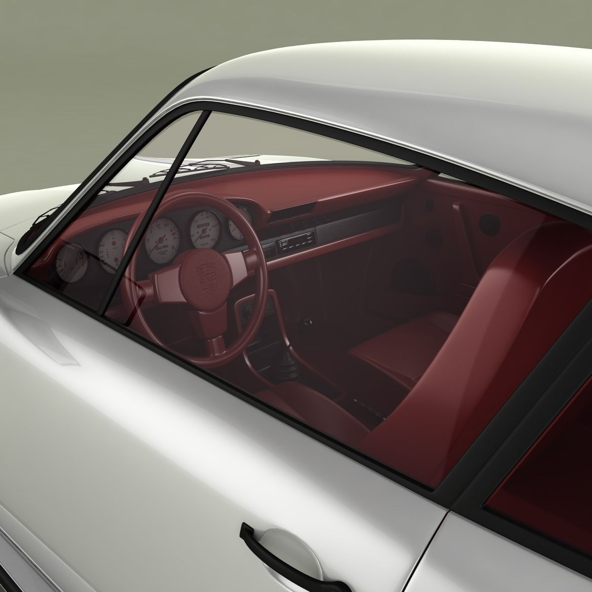 Porsche 911 Slantnose 3D model_8