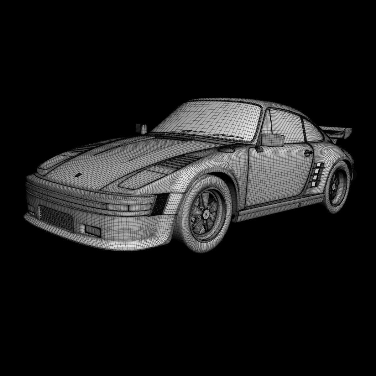 Porsche 911 Slantnose 3D model_14