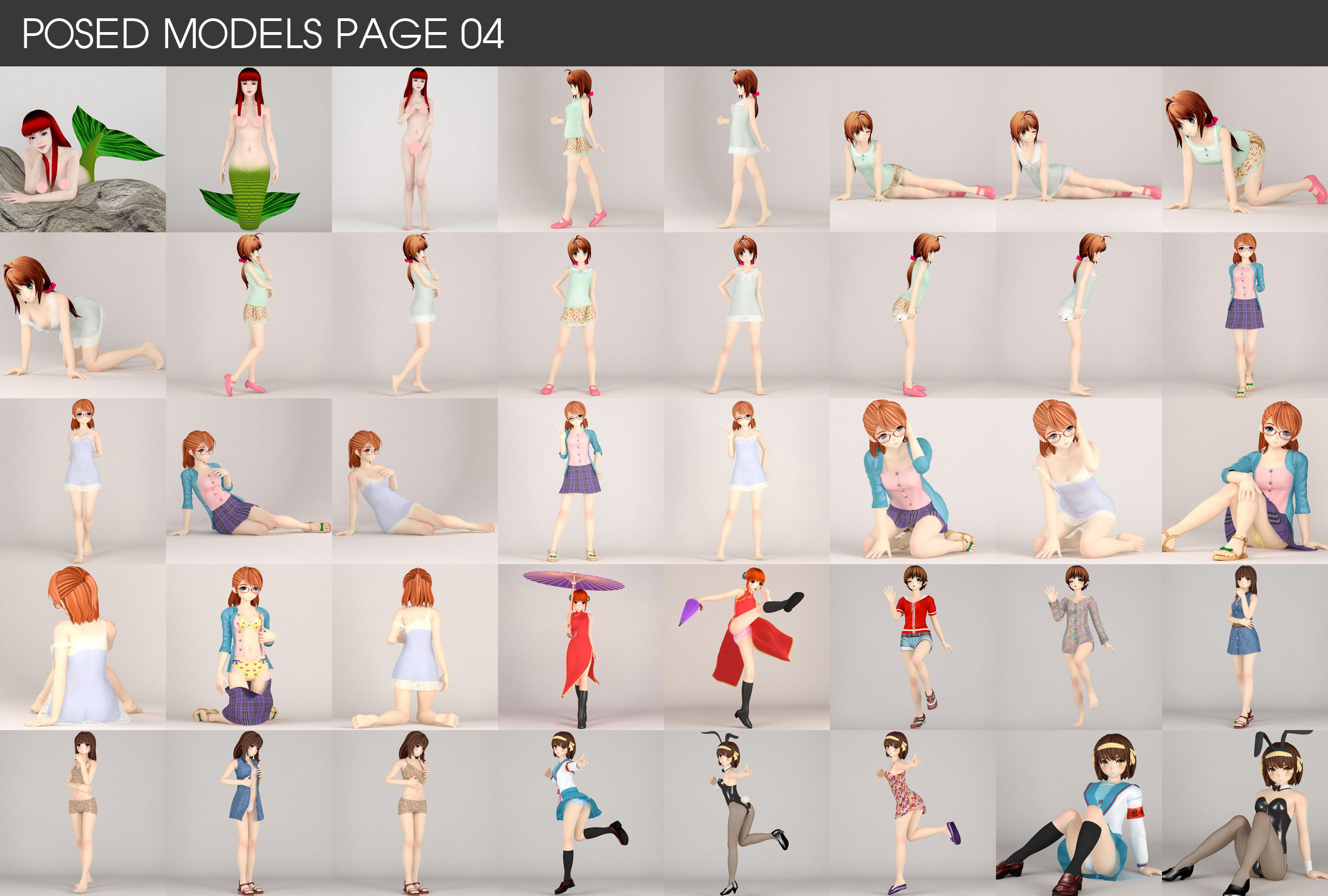 All of my girls 3D model_11