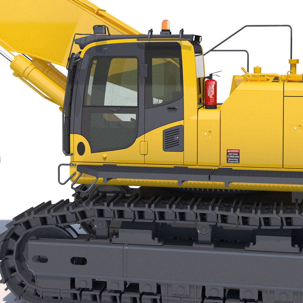 Mining Excavator Komatsu PC800 3D model_11