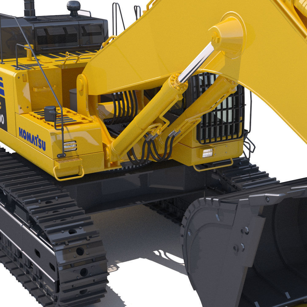 Mining Excavator Komatsu PC800 3D model_18