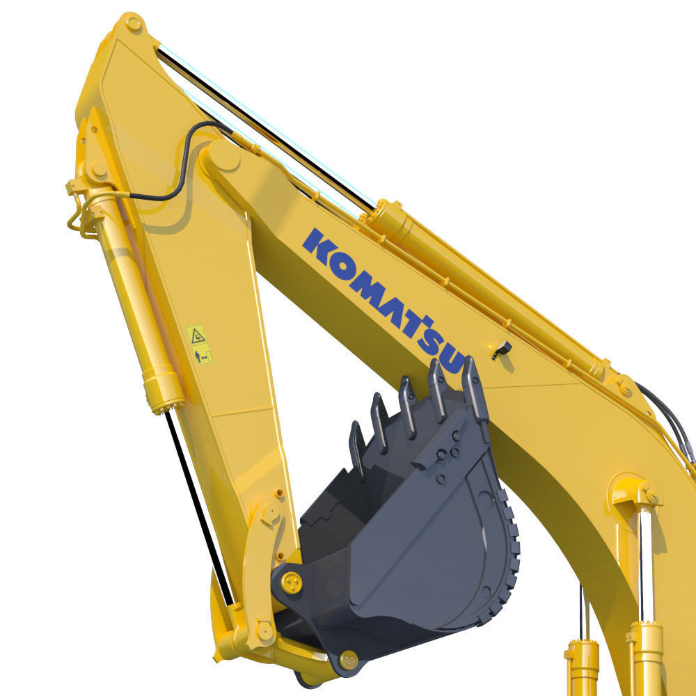 Mining Excavator Komatsu PC800 3D model_19