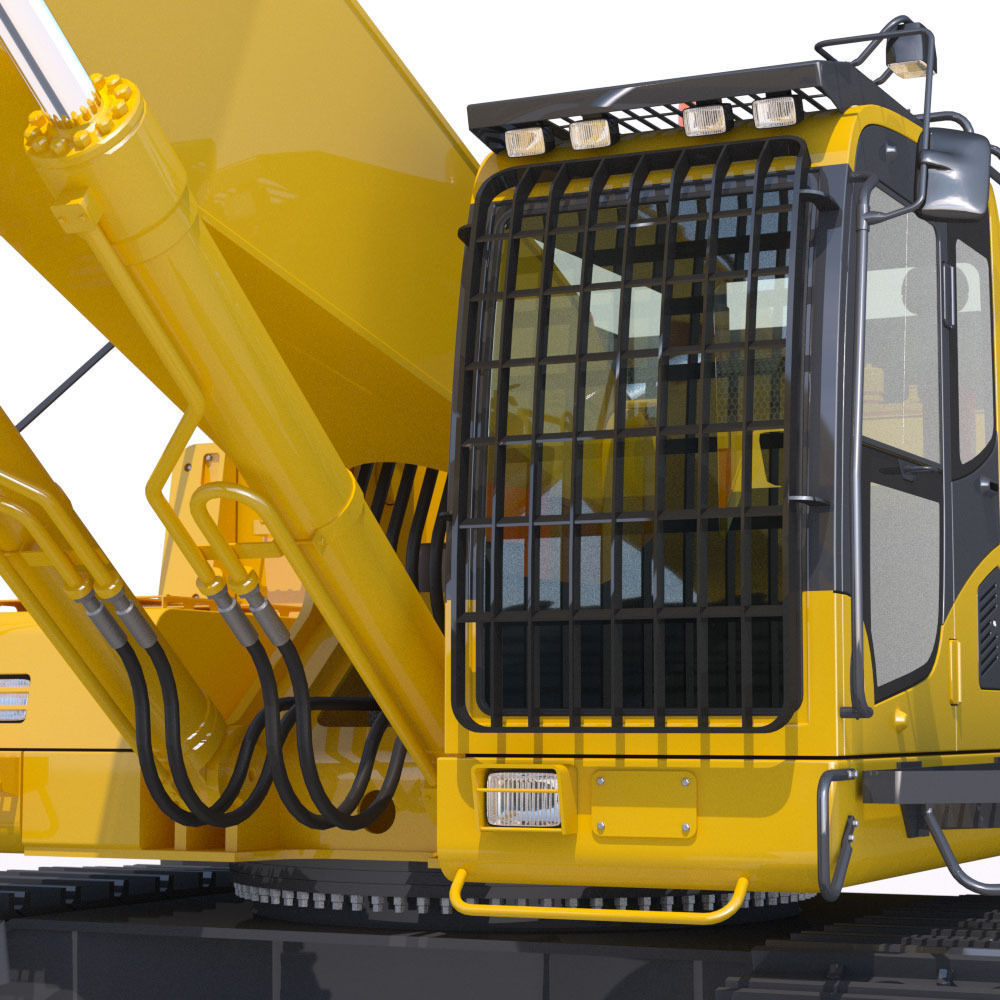 Mining Excavator Komatsu PC800 3D model_10