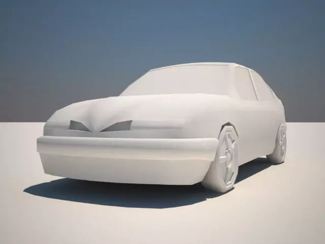 Alfa Romeo 146 Low-poly 3D model