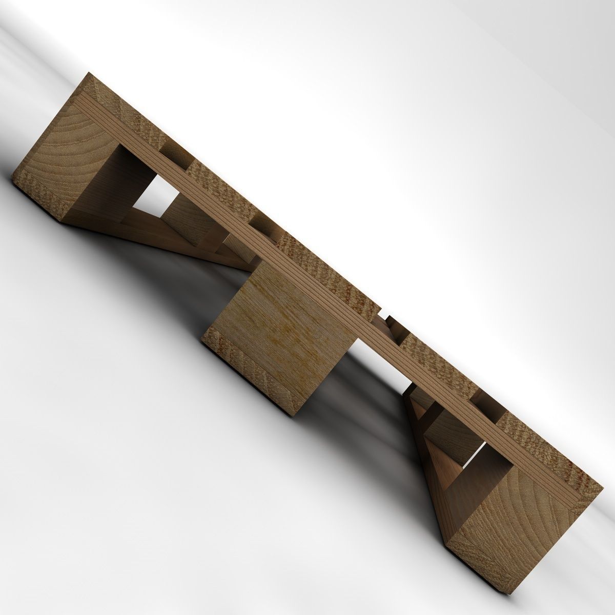 Euro palette 3D model_1