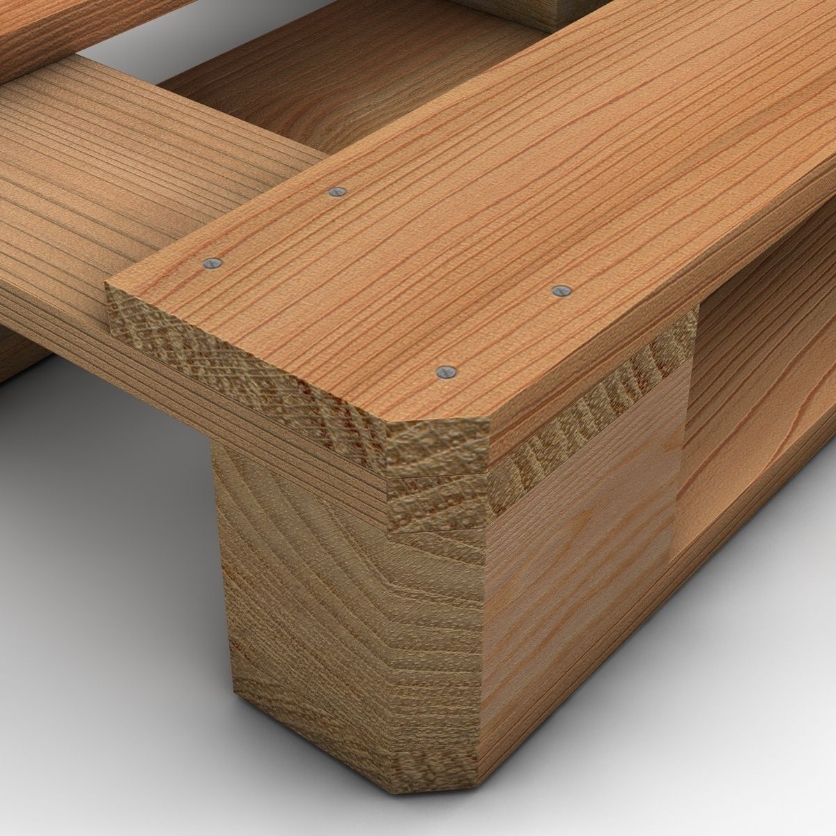 Euro palette 3D model_2