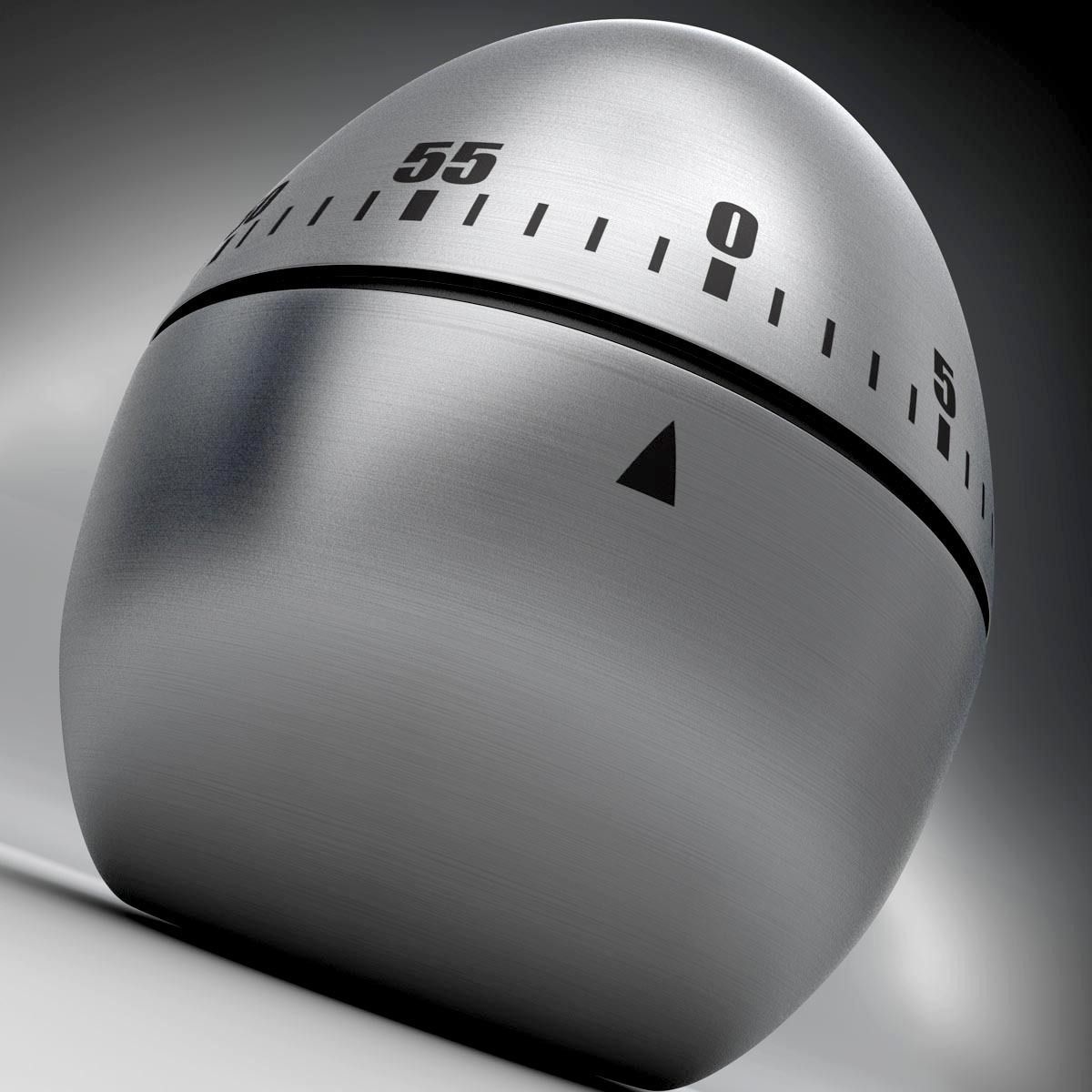 Rigged Egg timer 3D model_10