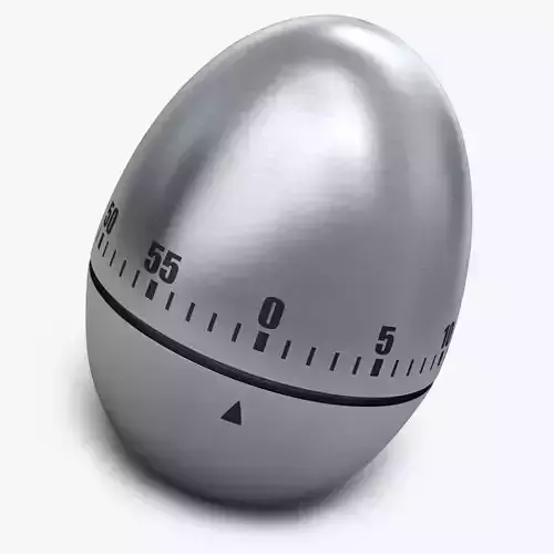 Rigged Egg timer 3D model