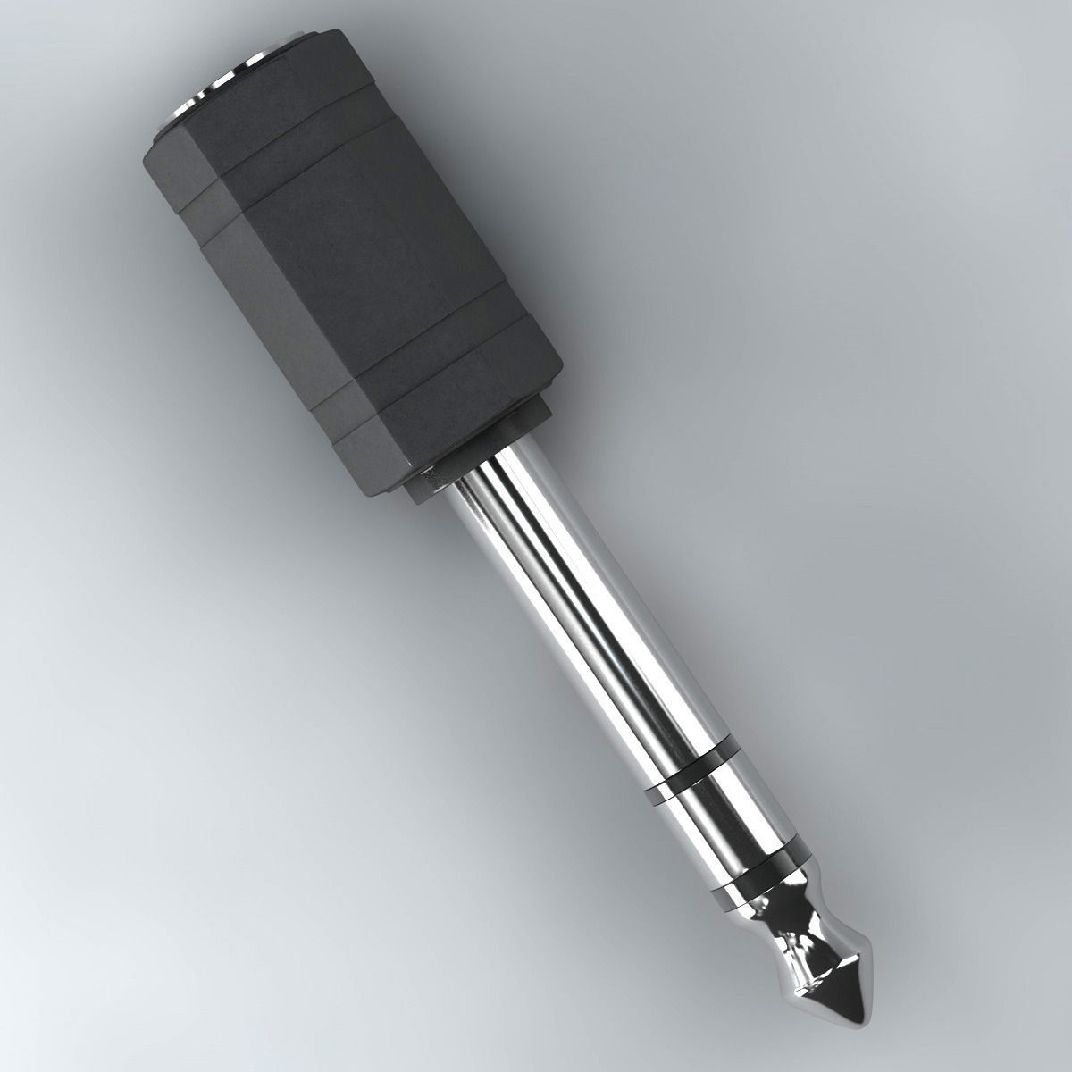 Audio jack connector 3D model_10