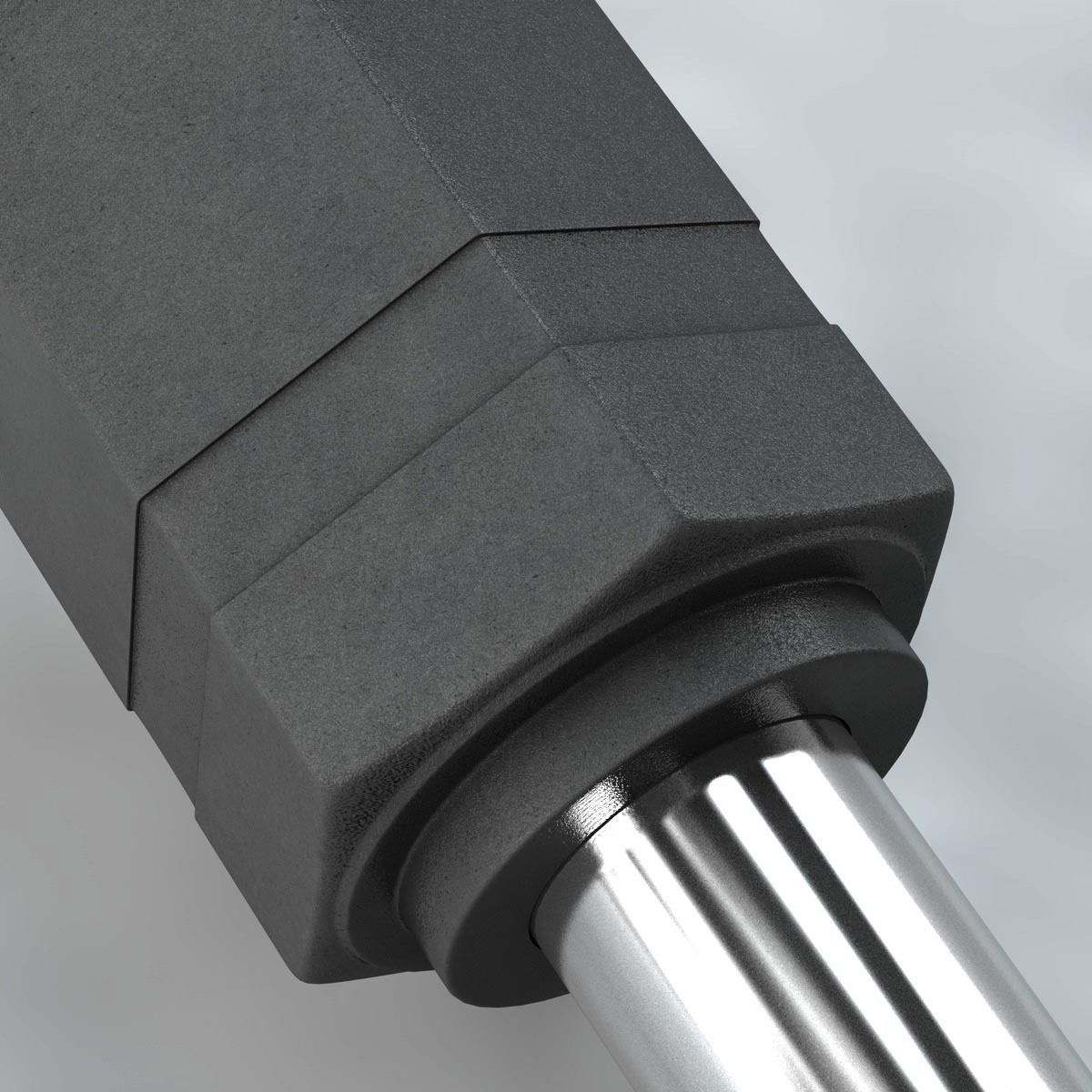 Audio jack connector 3D model_2