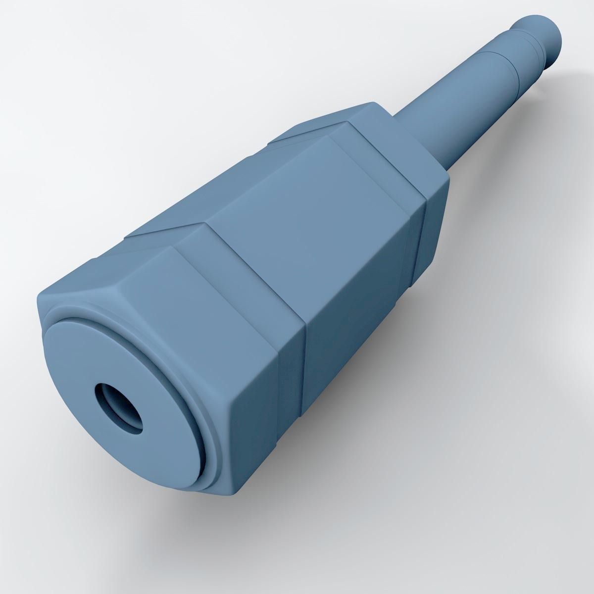 Audio jack connector 3D model_7