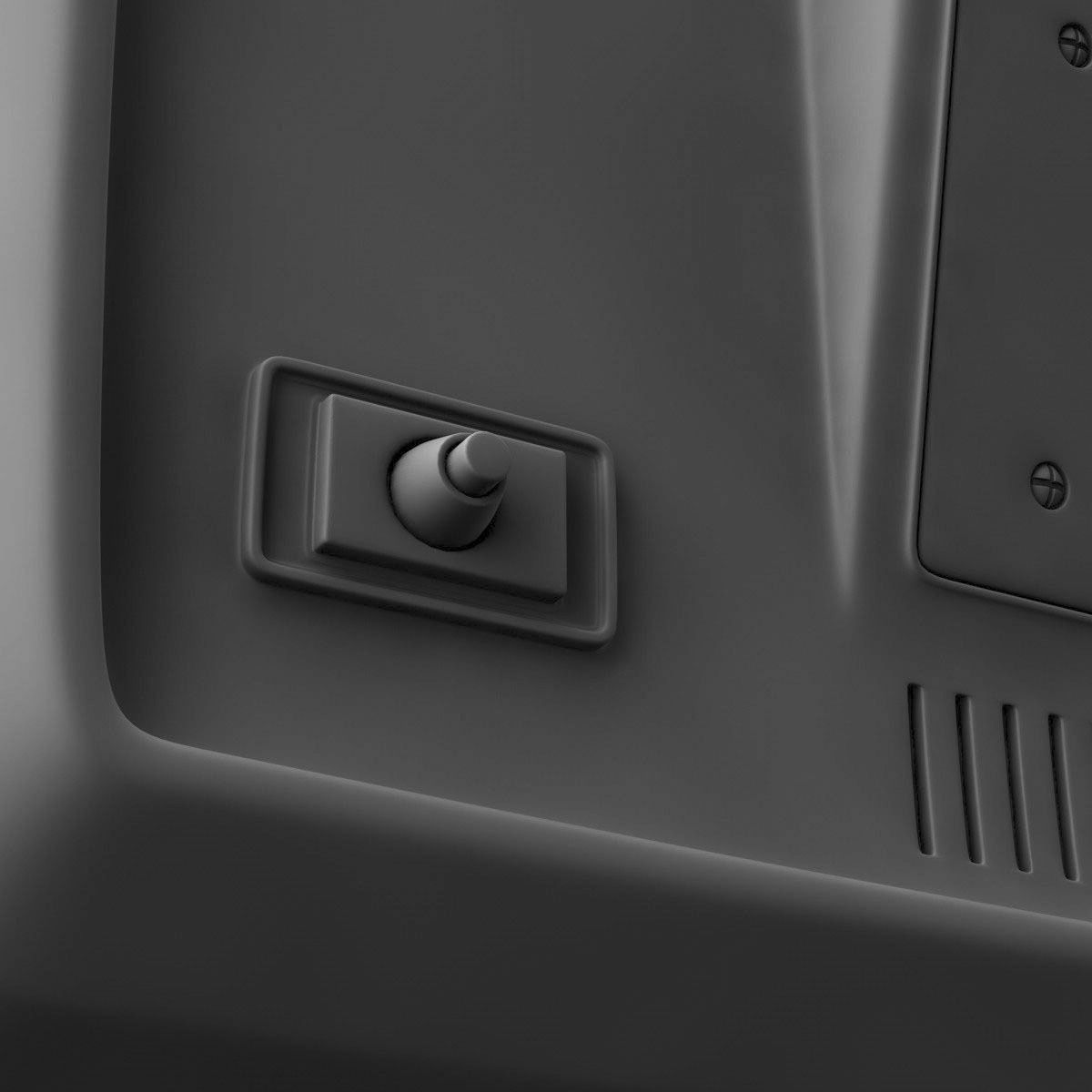 Retro TV 3D model_12