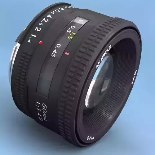 Lens Rigged 3D model