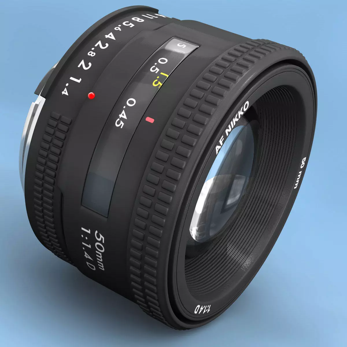 Lens Rigged 3D model_0