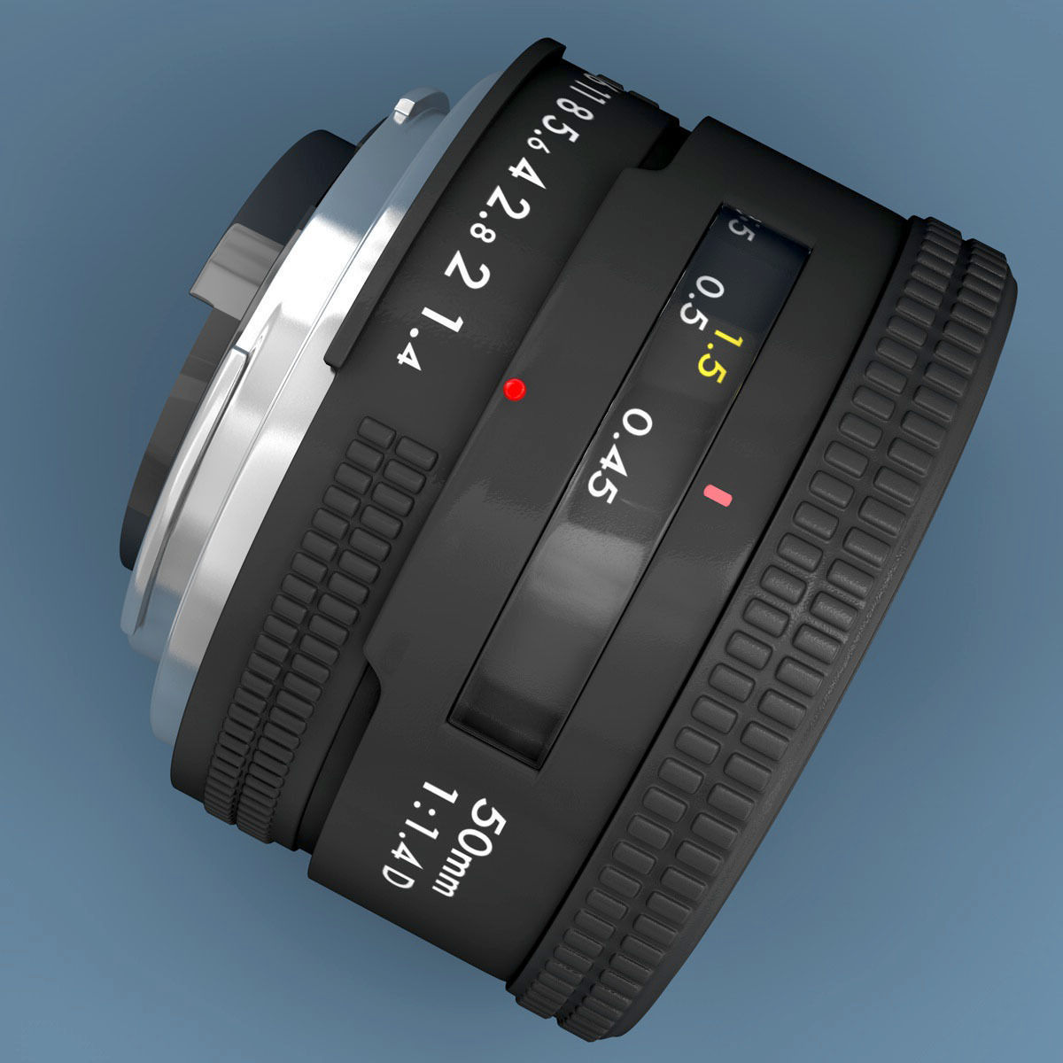 Lens Rigged 3D model_3