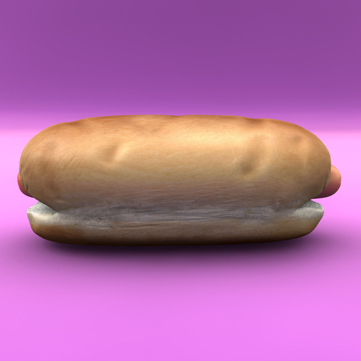Hotdog with mustard 3D model_11
