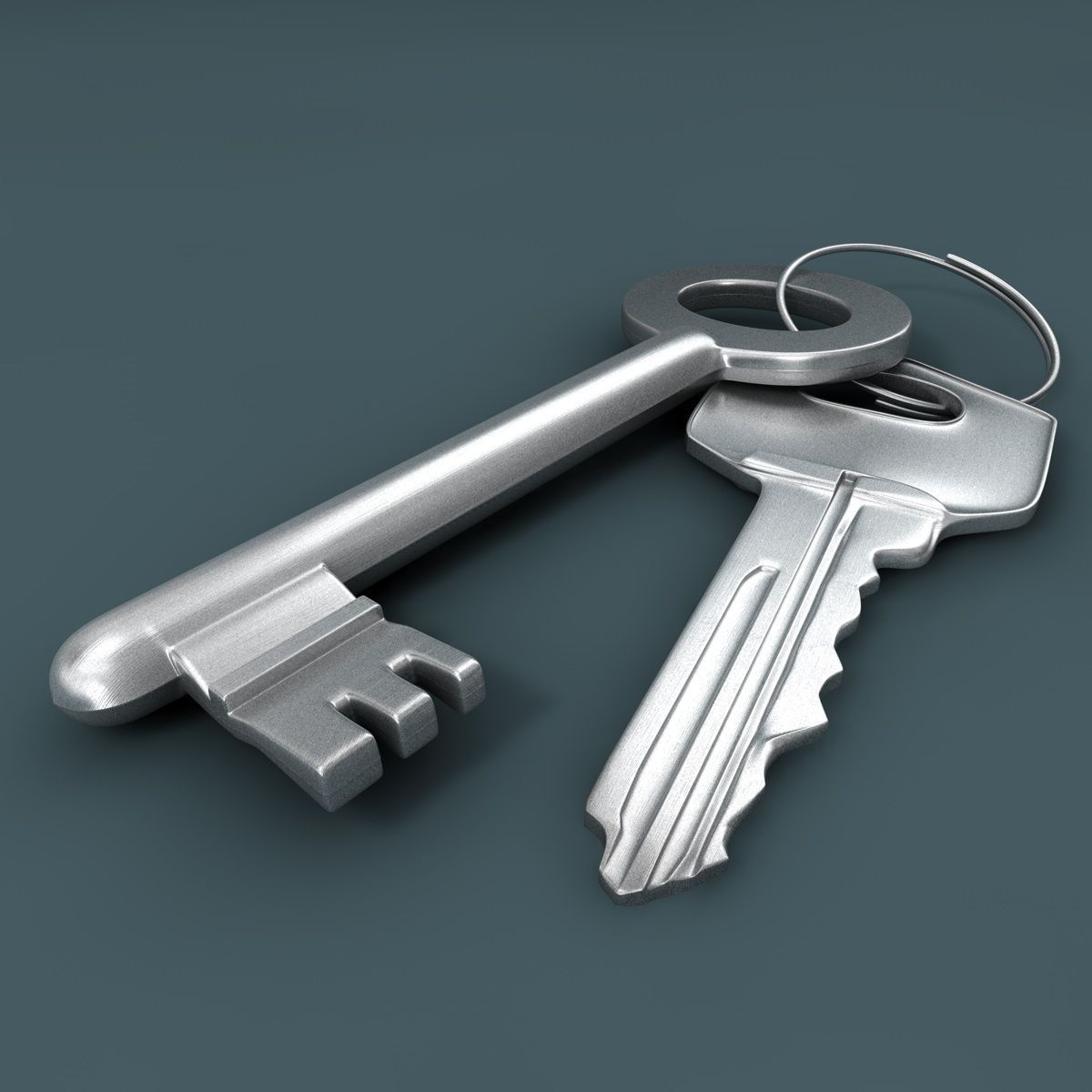 Two Keys 3D model_6