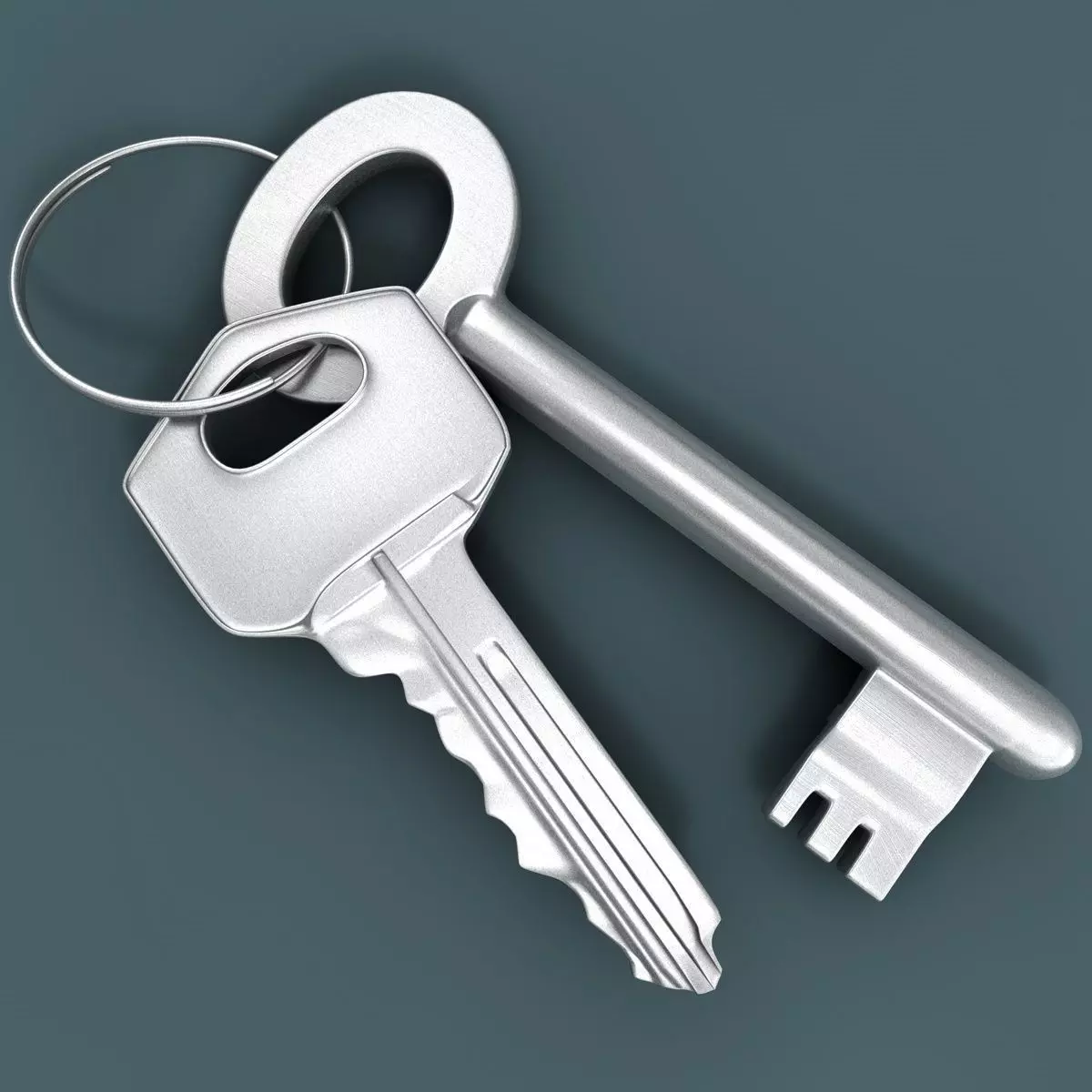 Two Keys 3D model_0