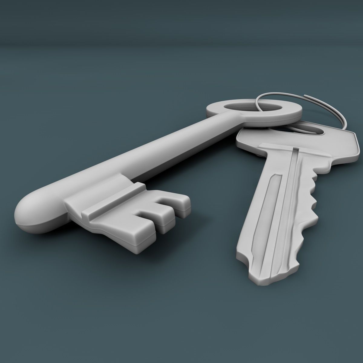 Two Keys 3D model_5