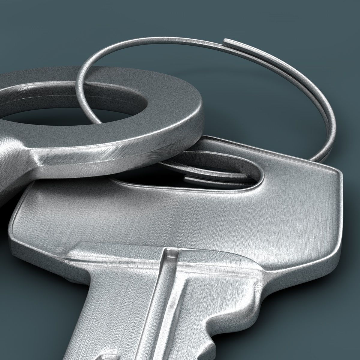 Two Keys 3D model_4