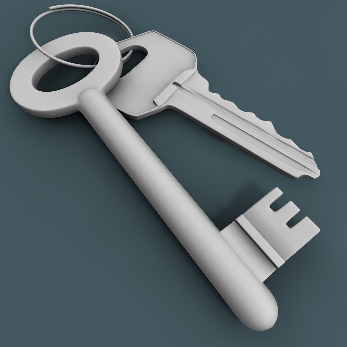 Two Keys 3D model_10