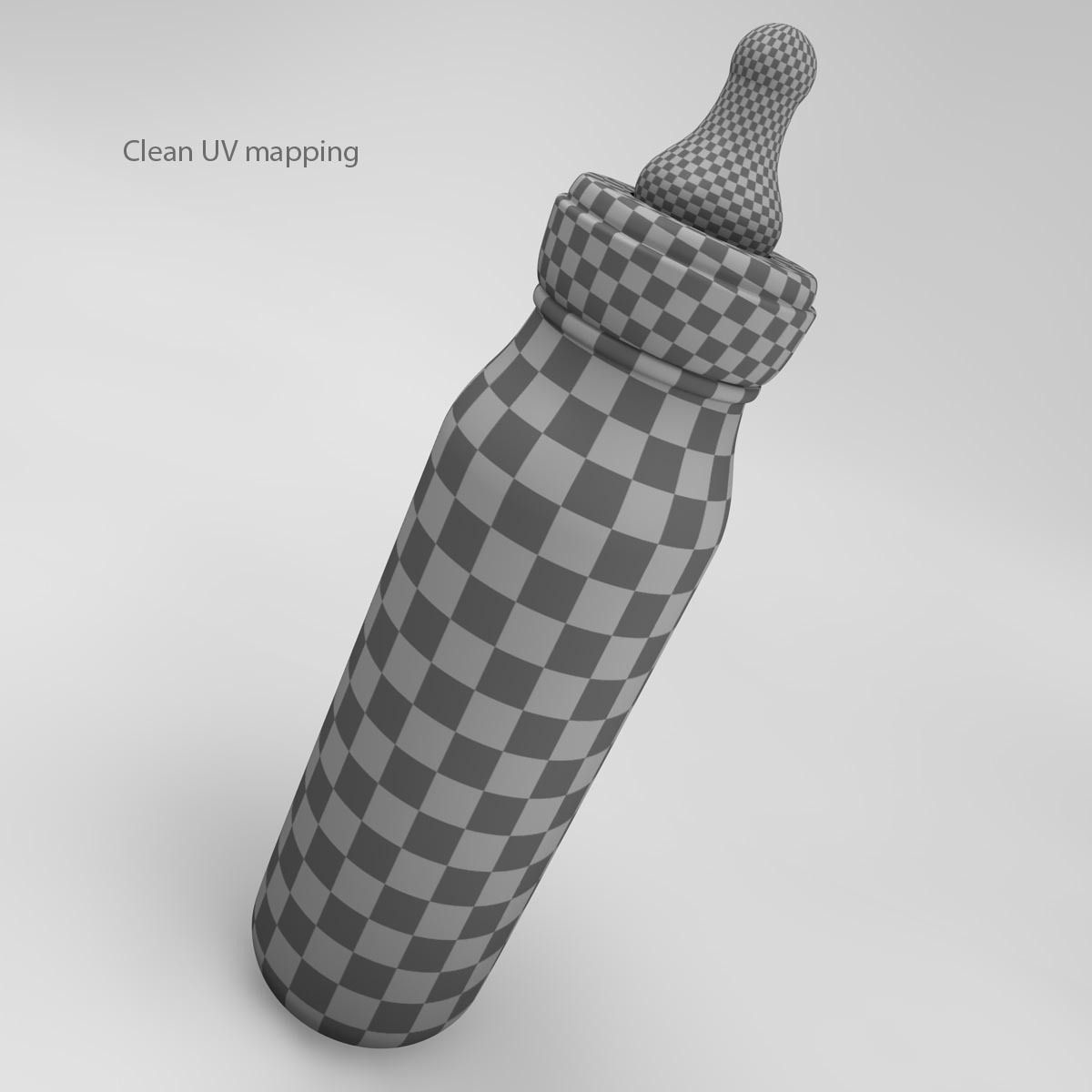 Baby bottle 3D model_3