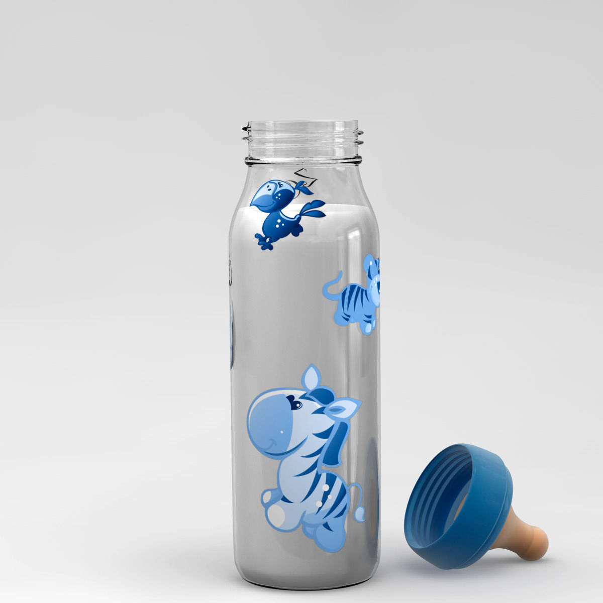 Baby bottle 3D model_4