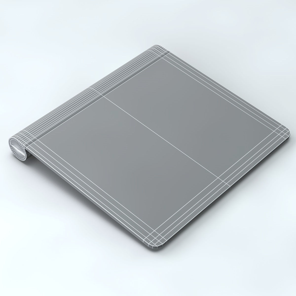 Trackpad mouse pad 3D model_9