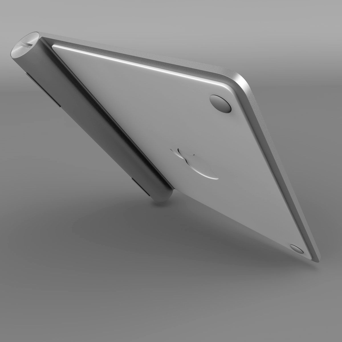 Trackpad mouse pad 3D model_7