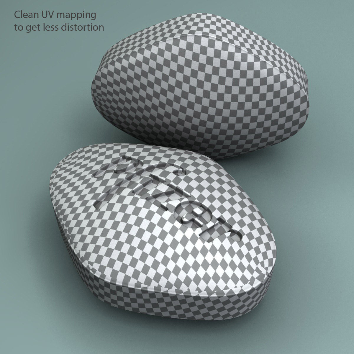 Viagra pill 3D model_7