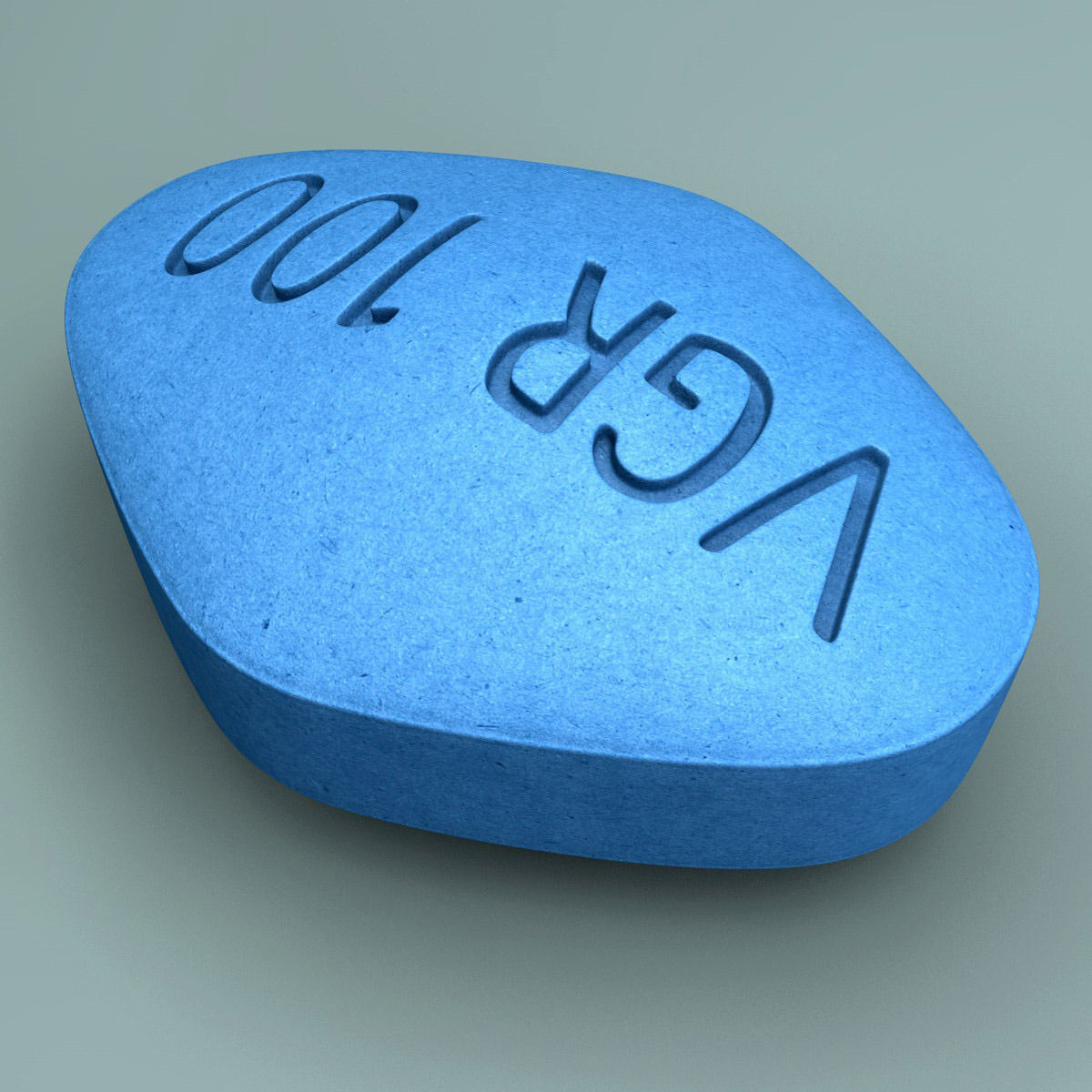 Viagra pill 3D model_3