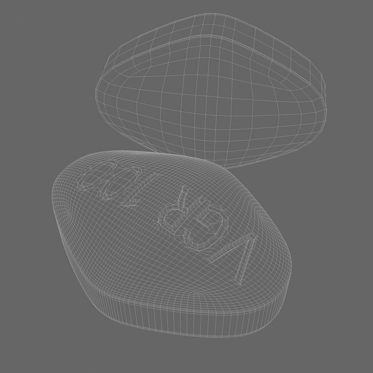 Viagra pill 3D model_1