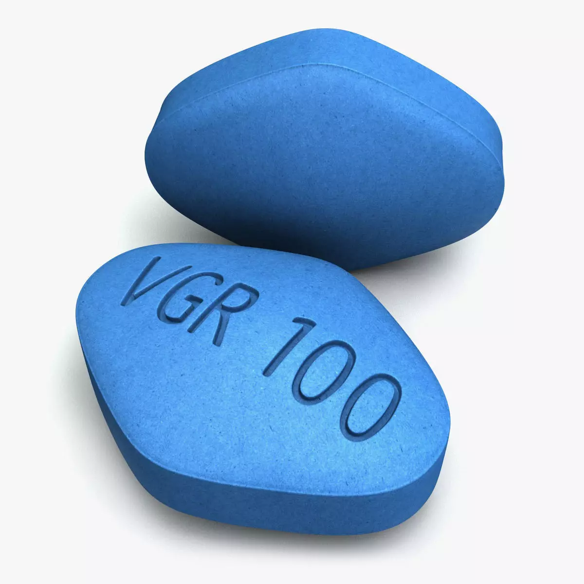 Viagra pill 3D model_0