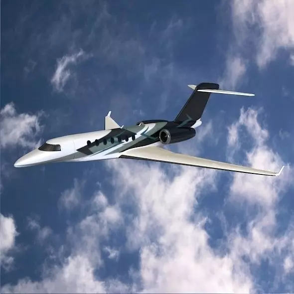 Cessna Citation Longitude business jet 3D model