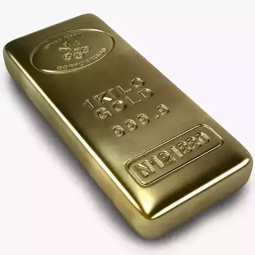Realistic Gold bar 3D model