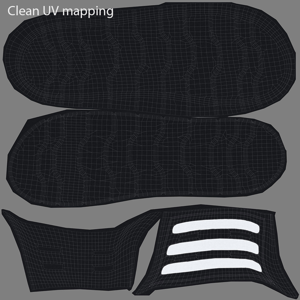 Sandal pair of slide sandals 3D model_13