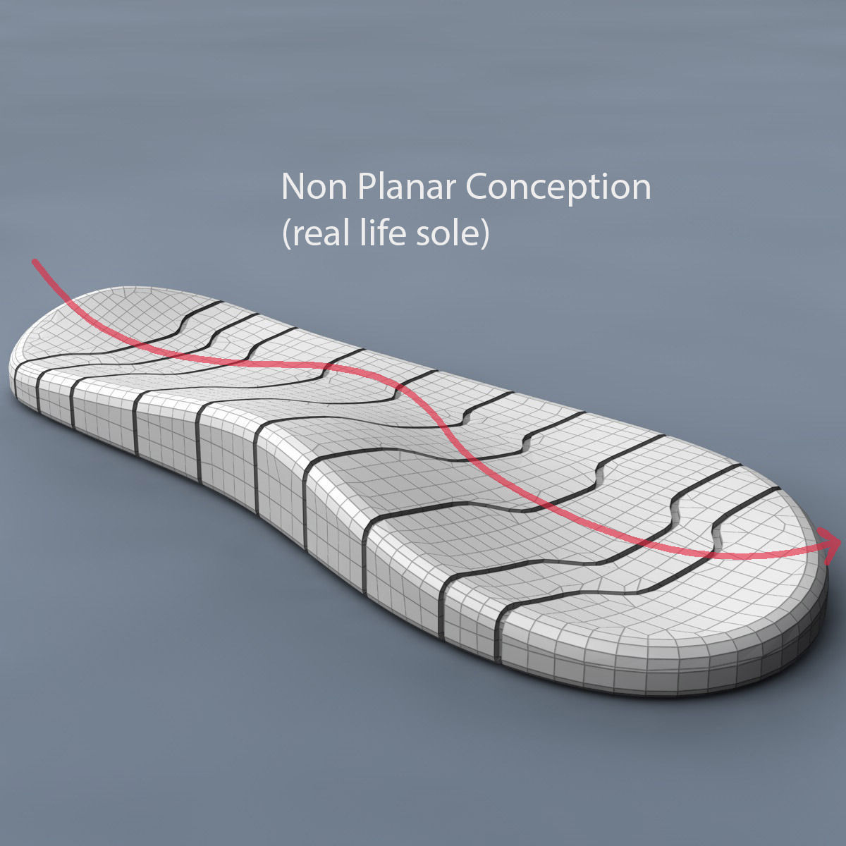 Sandal pair of slide sandals 3D model_14