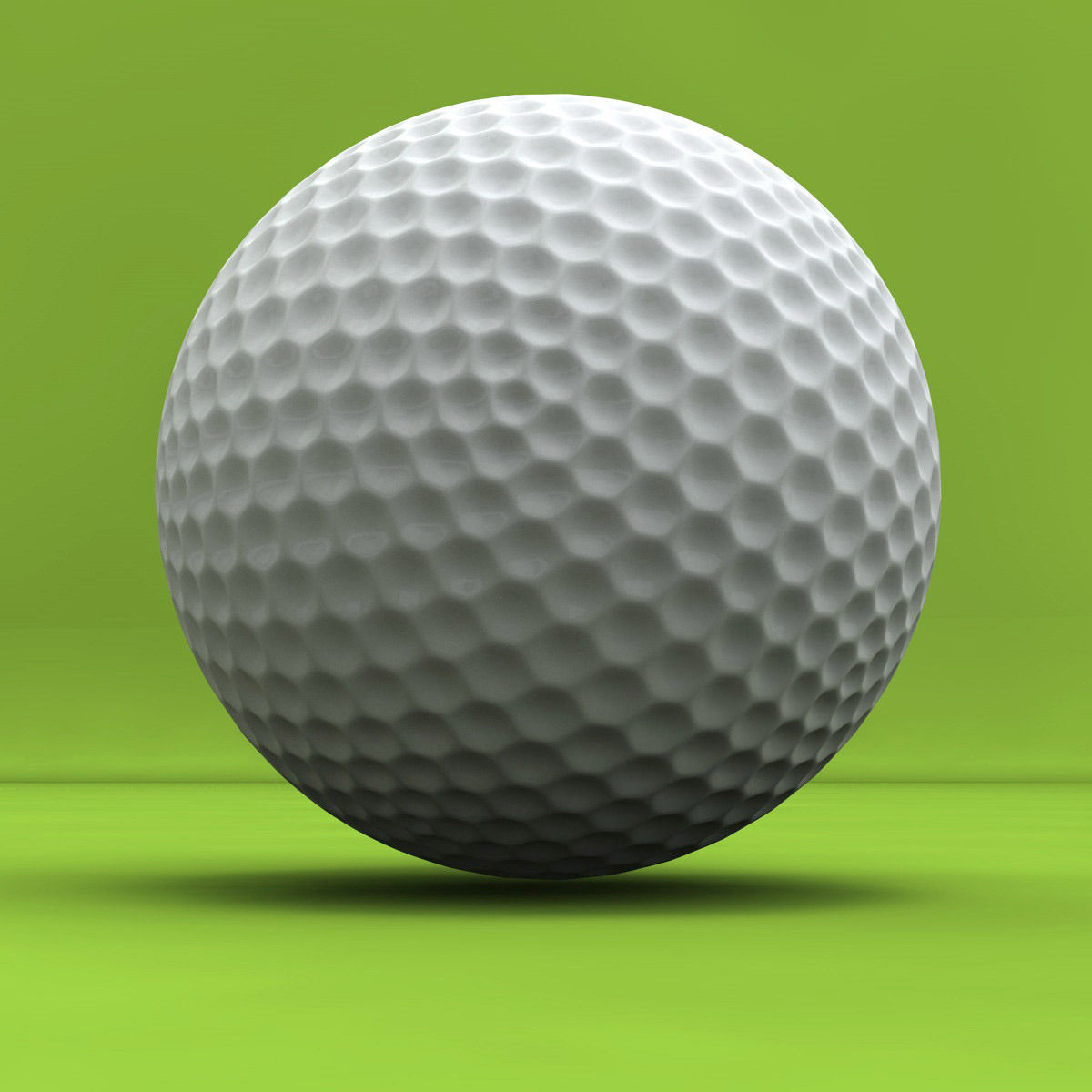 Golf ball 3D model_1
